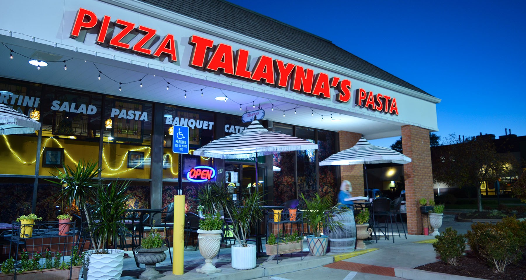 Talayna's® at Night